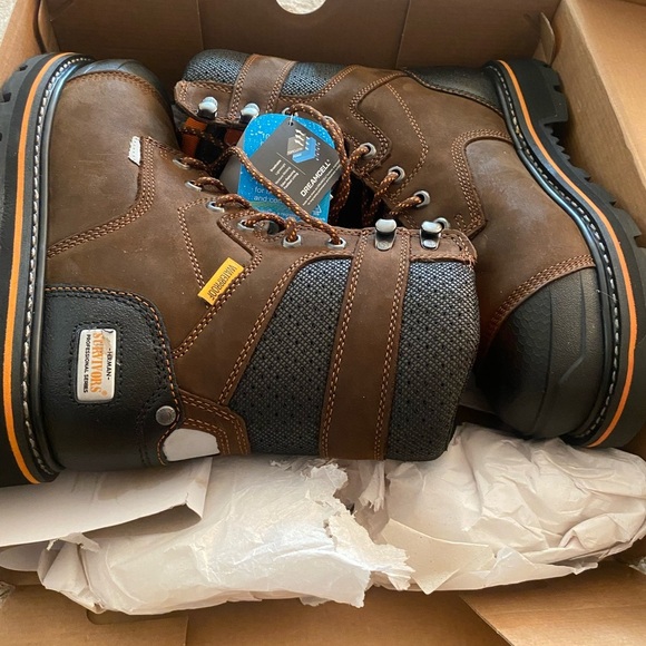 Herman Survivors Dozier Men\'s Waterproof Work Boots Brown Size 8.5 main image 4